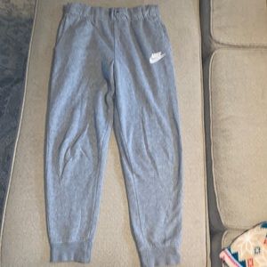 Grey nike big kids sweatpants